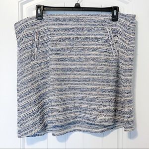 Loft PLUS tweed skirt with pockets! EUC!